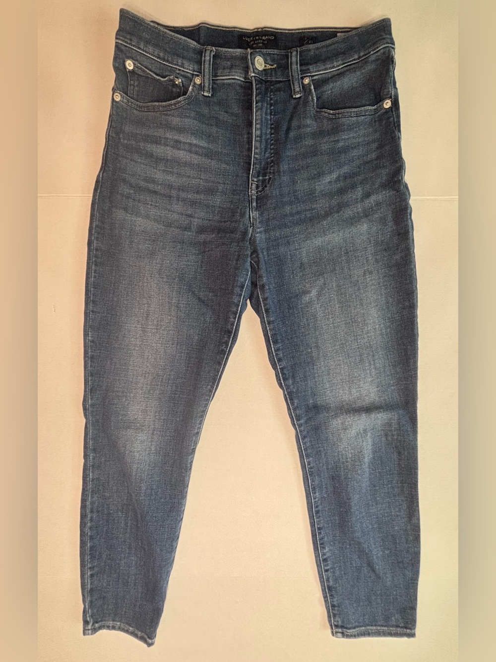 Lucky Brand Skinny Jeans with Faded Detailing